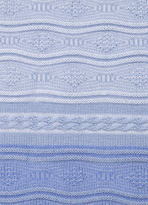 Langarm - Pullover in Farbverlauf Ansicht 3 Langarm - Pullover in Farbverlauf, in Größe 036 bis 052, in Farbe AZURBLAU-JEANSBLAU-ECRU Ansicht 3