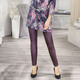 Leggings - Leggings in feiner Glanz-Optik, in Größe 034 bis 058, in Farbe AUBERGINE – Farbe AUBERGINE – Ansicht 1
