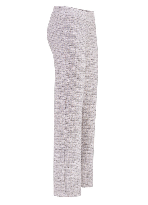 SALE % - Dezent schimmernde Hose, in Größe 018 bis 052, in Farbe ECRU-HELLBLAU-ROSA Ansicht 1