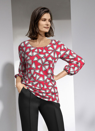 Shirt mit farbbrillantem Druck