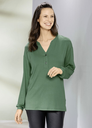 Shirt-Tunika mit Elastan