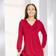Tuniken - Shirt-Tunika mit Kapuze – Farbe ROT Tuniken - Shirt-Tunika mit Kapuze, in Größe 036 bis 054, in Farbe LILA