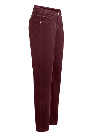 Samtweiche Hose in 5-Pocket-Form
