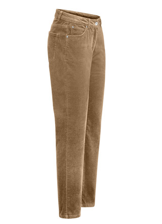 Samtweiche Hose in 5-Pocket-Form
