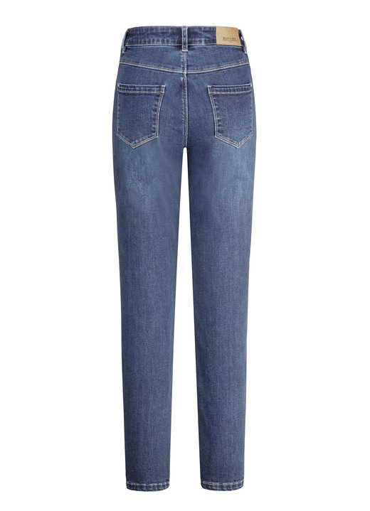 Hosen mit Knopf- und Reißverschluss - Jeans mit praktischer Handytasche, in Größe 017 bis 050, in Farbe JEANSBLAU Ansicht 2