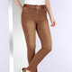 Hosen - Jeans mit Push-up-Effekt – Farbe CAMEL – Ansicht 3 Hosen - Jeans mit Push-up-Effekt, in Größe 017 bis 050, in Farbe DUNKELBLAU – Farbe CAMEL – Ansicht 3