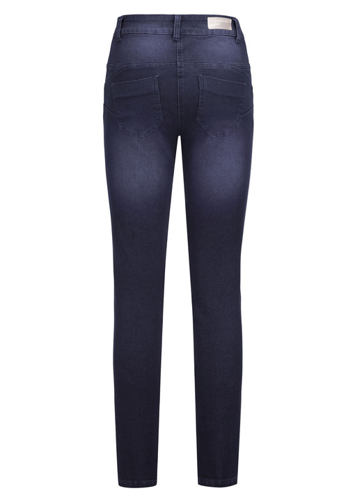 Hosen - Jeans mit Push-up-Effekt Ansicht 2 Hosen - Jeans mit Push-up-Effekt, in Größe 017 bis 050, in Farbe DUNKELBLAU Ansicht 2