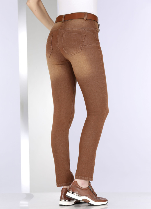 Hosen - Jeans mit Push-up-Effekt Ansicht 9 Hosen - Jeans mit Push-up-Effekt, in Größe 017 bis 050, in Farbe DUNKELBLAU Ansicht 9
