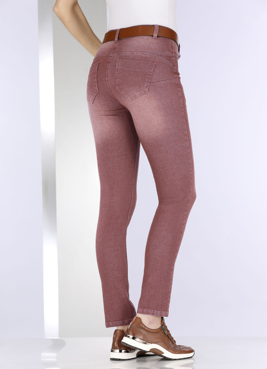 Hosen - Jeans mit Push-up-Effekt Ansicht 12 Hosen - Jeans mit Push-up-Effekt, in Größe 017 bis 050, in Farbe DUNKELBLAU Ansicht 12