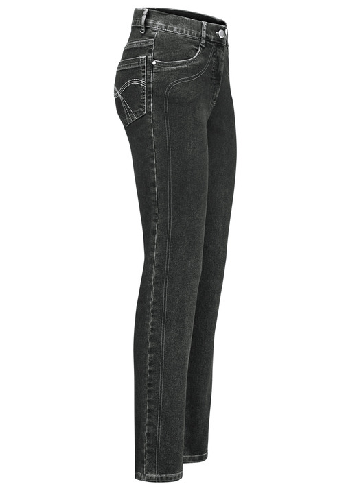 Hosen mit Knopf- und Reißverschluss - Power-Stretch-Jeans, in Größe 017 bis 092, in Farbe ANTHRAZIT Ansicht 15