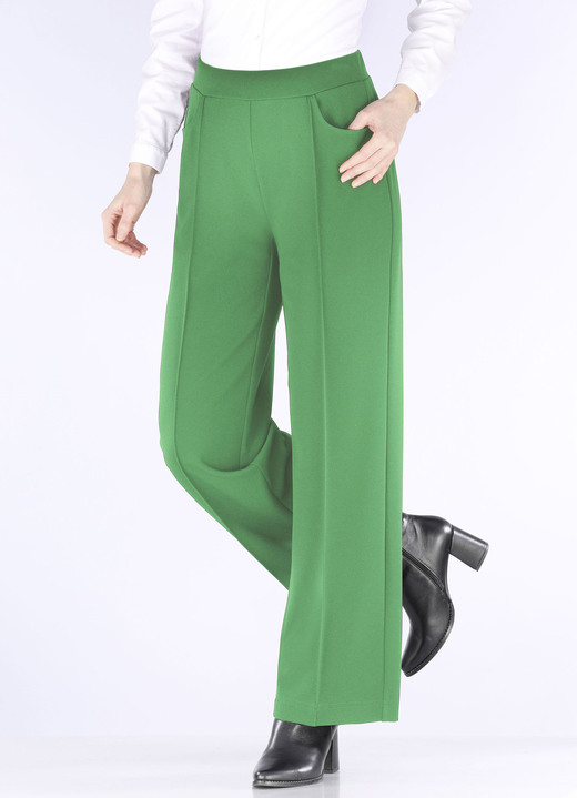 Hosen in Schlupfform - Hose in modischer Weite, in Größe 018 bis 052, in Farbe GRÜN Ansicht 3