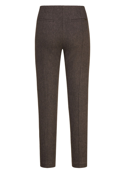 Hosen in Schlupfform - Hose mit Reißverschluss-Taschen, in Größe 018 bis 052, in Farbe ANTHRAZIT MELIERT Ansicht 7