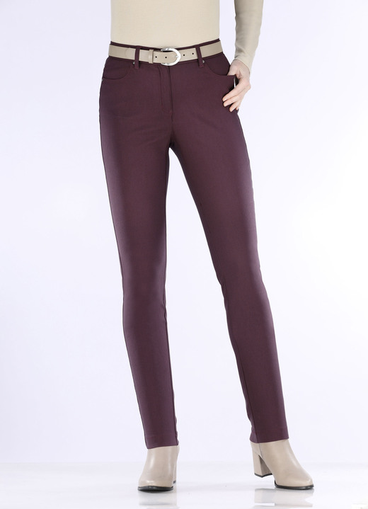 Hosen - Hose in 4-Pocket Form, in Größe 017 bis 050, in Farbe MARINE Ansicht 6