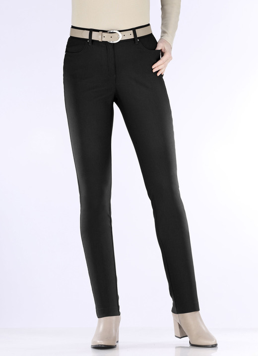 Hosen - Hose in 4-Pocket Form, in Größe 017 bis 050, in Farbe MARINE Ansicht 9