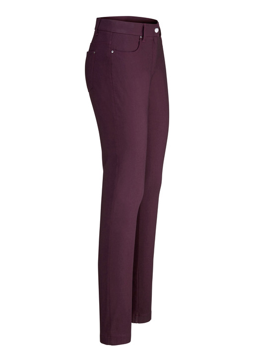 Hosen - Hose in 4-Pocket Form, in Größe 017 bis 050, in Farbe MARINE Ansicht 4