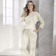 34-Arm - Shirt mit rundem Halsausschnitt – Farbe BEIGE – Ansicht 2 34-Arm - Shirt mit rundem Halsausschnitt, in Größe 036 bis 052, in Farbe MARINE – Farbe BEIGE – Ansicht 2