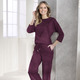 34-Arm - Shirt mit rundem Halsausschnitt – Farbe BORDEAUX – Ansicht 2 34-Arm - Shirt mit rundem Halsausschnitt, in Größe 036 bis 052, in Farbe MARINE – Farbe BORDEAUX – Ansicht 2