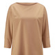 34-Arm - Shirt mit rundem Halsausschnitt – Farbe CAMEL – Ansicht 1 34-Arm - Shirt mit rundem Halsausschnitt, in Größe 036 bis 052, in Farbe MARINE – Farbe CAMEL – Ansicht 1