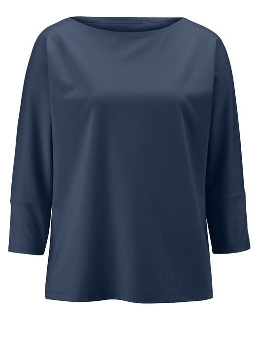 34-Arm - Shirt mit rundem Halsausschnitt 34-Arm - Shirt mit rundem Halsausschnitt, in Größe 036 bis 052, in Farbe MARINE