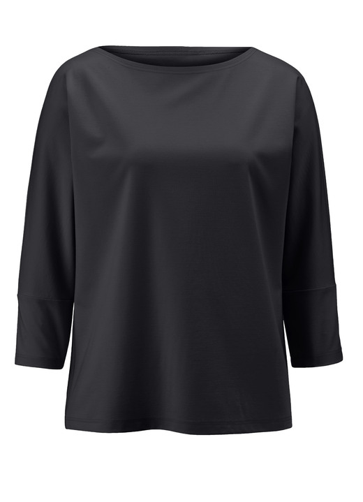 34-Arm - Shirt mit rundem Halsausschnitt Ansicht 7 34-Arm - Shirt mit rundem Halsausschnitt, in Größe 036 bis 052, in Farbe MARINE Ansicht 7