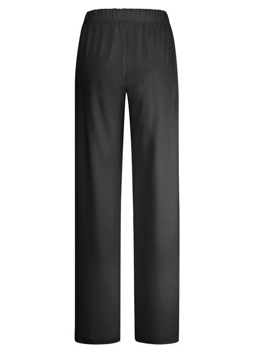 Hosen in Schlupfform - Angesagte Hose in modischer Weite, in Größe 018 bis 052, in Farbe SCHWARZ Ansicht 2