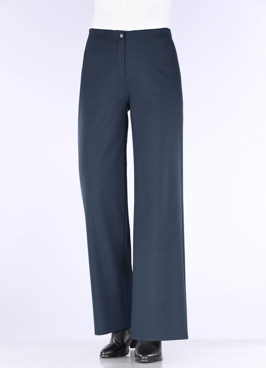 Hosen in Schlupfform - Schicke Hose in bequemer Weite , in Größe 018 bis 052, in Farbe JEANSBLAU MELIERT Ansicht 10