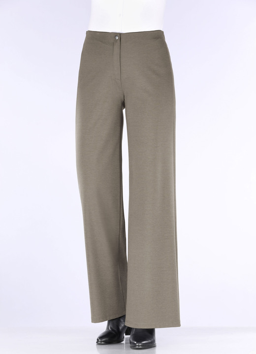 Hosen in Schlupfform - Schicke Hose in bequemer Weite , in Größe 018 bis 052, in Farbe ANTHRAZIT MELIERT Ansicht 10