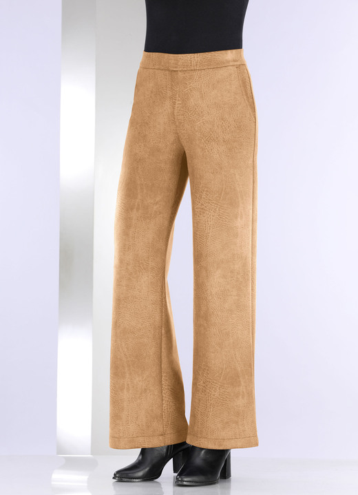 Hosen - Hose in bequemer Weite Ansicht 6 Hosen - Hose in bequemer Weite, in Größe 017 bis 052, in Farbe MARINE Ansicht 6