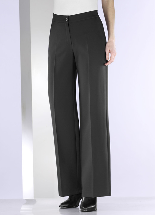 Hosen mit Knopf- und Reißverschluss - Hose in bequemer Weite, in Größe 018 bis 052, in Farbe ROYALBLAU Ansicht 9