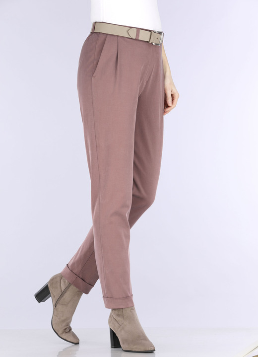 Hosen - Knöchellange Hose in Schlupfform Ansicht 3 Hosen - Knöchellange Hose in Schlupfform, in Größe 018 bis 052, in Farbe ROSENHOLZ Ansicht 3