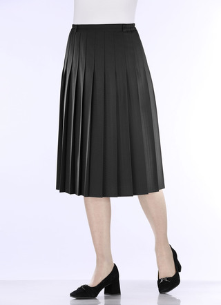 Rock mit figurgünstigen Rundumfalten