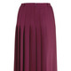 Gemustert - Rock mit figurgünstigen Rundumfalten – Farbe BORDEAUX – Ansicht 3 Gemustert - Rock mit figurgünstigen Rundumfalten, in Größe 019 bis 054, in Farbe MARINE – Farbe BORDEAUX – Ansicht 3