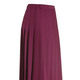 Gemustert - Rock mit figurgünstigen Rundumfalten – Farbe BORDEAUX – Ansicht 2 Gemustert - Rock mit figurgünstigen Rundumfalten, in Größe 019 bis 054, in Farbe SCHWARZ – Farbe BORDEAUX – Ansicht 2