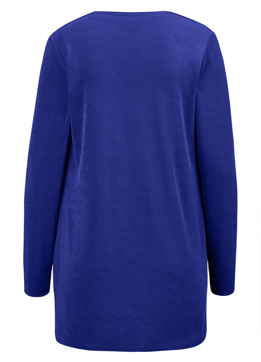 Langarm - Hinreißendes Twin-Set, in Größe 038 bis 056, in Farbe ROYALBLAU Ansicht 2