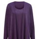 Langarm - Hinreißendes Twin-Set – Farbe VIOLETT – Ansicht 1 Langarm - Hinreißendes Twin-Set, in Größe 038 bis 056, in Farbe ROYALBLAU – Farbe VIOLETT – Ansicht 1