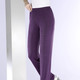 Hosen in Schlupfform - Hose mit edlem Glanz – Farbe VIOLETT – Ansicht 3 Hosen in Schlupfform - Hose mit edlem Glanz, in Größe 020 bis 060, in Farbe SCHWARZ – Farbe VIOLETT – Ansicht 3