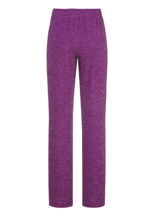 Hosen - Hose mit edel funkelndem Glanzgarn Ansicht 6 Hosen - Hose mit edel funkelndem Glanzgarn, in Größe 017 bis 052, in Farbe ROYALBLAU Ansicht 6
