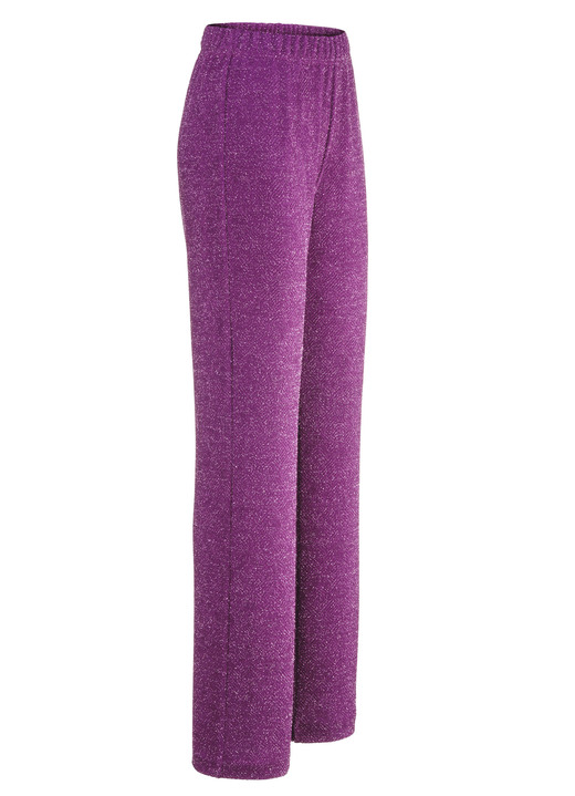 Hosen - Hose mit edel funkelndem Glanzgarn Ansicht 5 Hosen - Hose mit edel funkelndem Glanzgarn, in Größe 017 bis 052, in Farbe ROYALBLAU Ansicht 5