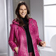 Winterjacken - Jacke mit Reißverschlusstaschen, in Größe 038 bis 054, in Farbe PINK – Farbe PINK – Ansicht 3