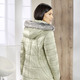 Winterjacken - Jacke mit abnehmbarer Kapuze, in Größe 036 bis 054, in Farbe CAPPUCCINO – Farbe LINDGRÜN – Ansicht 2