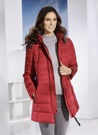 Funktionsjacke mit abnehmbarer Kapuze