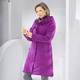 Wintermäntel - Kurzmantel aus recycelten Fasern, in Größe 036 bis 054, in Farbe ZYKLAM – Farbe ZYKLAM – Ansicht 2