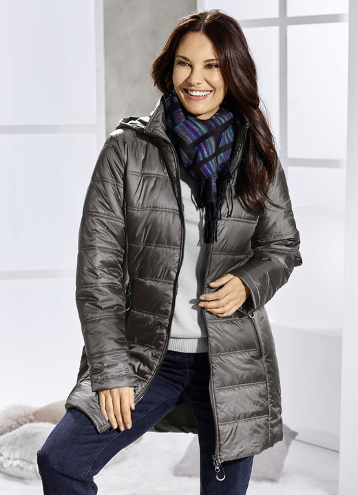 Winterjacken - Jacke mit 2-Wege-Reißverschluss Ansicht 2 Winterjacken - Jacke mit 2-Wege-Reißverschluss, in Größe 036 bis 052, in Farbe GRAFIT Ansicht 2