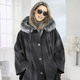 Wolljacken - Cape mit Knopfleiste – Farbe ANTHRAZIT – Ansicht 3 Wolljacken - Cape mit Knopfleiste, in Größe 038 bis 060, in Farbe ANTHRAZIT – Farbe ANTHRAZIT – Ansicht 3
