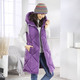 Winterjacken - Longweste mit fester Kapuze – Farbe AMETHYST – Ansicht 3 Winterjacken - Longweste mit fester Kapuze, in Größe 034 bis 052, in Farbe AMETHYST – Farbe AMETHYST – Ansicht 3