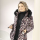 Winterjacken - Jacke mit Stretchgürtel, in Größe 034 bis 050, in Farbe SCHWARZ-COGNAC – Farbe SCHWARZ-COGNAC – Ansicht 2