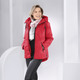 Winterjacken - Jacke mit verlängertem Rückteil – Farbe FEUERROT – Ansicht 2 Winterjacken - Jacke mit verlängertem Rückteil, in Größe 036 bis 052, in Farbe FEUERROT – Farbe FEUERROT – Ansicht 2