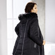 Winterjacken - Jacke mit Kontrastpaspelierungen – Farbe SCHWARZ – Ansicht 2 Winterjacken - Jacke mit Kontrastpaspelierungen, in Größe 019 bis 054, in Farbe SCHWARZ – Farbe SCHWARZ – Ansicht 2