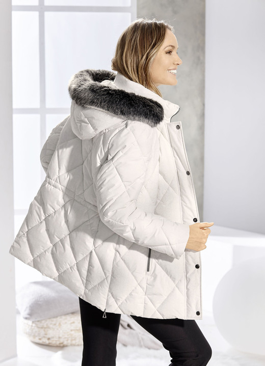 Damenmode - Jacke mit Reißverschluss an den Seitenschlitzen Ansicht 5 Damenmode - Jacke mit Reißverschluss an den Seitenschlitzen, in Größe 036 bis 054, in Farbe NAVY Ansicht 5