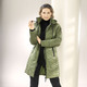 Wintermäntel - Kurzmantel mit 2-Wege-Reißverschluss – Farbe KHAKI – Ansicht 1 Wintermäntel - Kurzmantel mit 2-Wege-Reißverschluss, in Größe 036 bis 052, in Farbe KHAKI – Farbe KHAKI – Ansicht 1